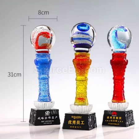 Customization Glass Crystal Trophy Promotional Products
