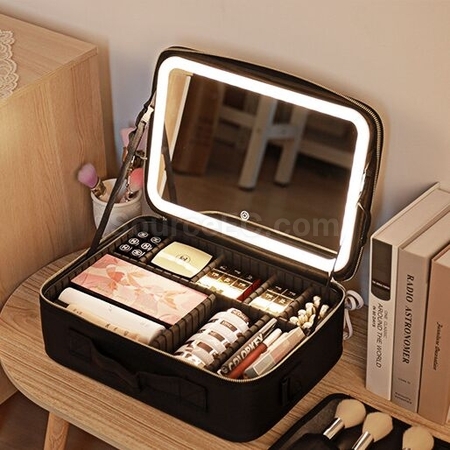 Customization Large Capacity Cosmetic Bag With LED Light Promotional Products