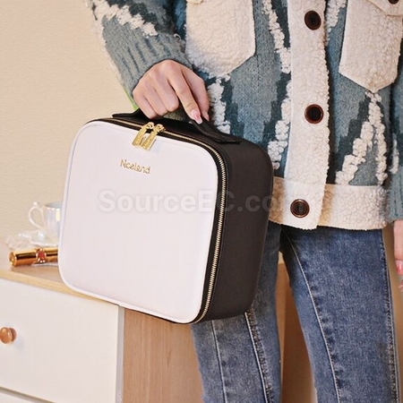 Customization Large Capacity Cosmetic Bag With LED Light Promotional Products