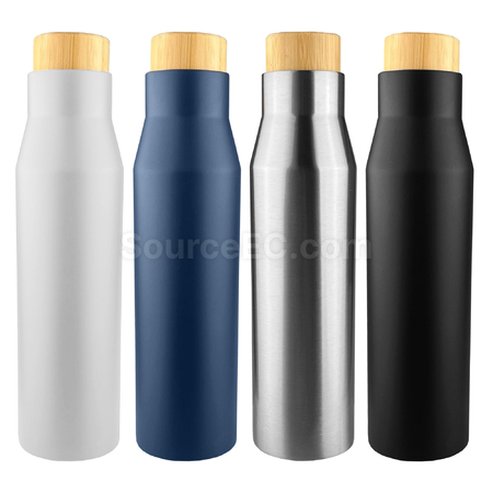 Customization 20OZ Double-layer Vacuum Inner 304 Stainless Steel Bamboo Lid Thermos Cup Promotional Products