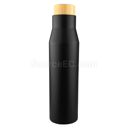 Customization 20OZ Double-layer Vacuum Inner 304 Stainless Steel Bamboo Lid Thermos Cup Promotional Products