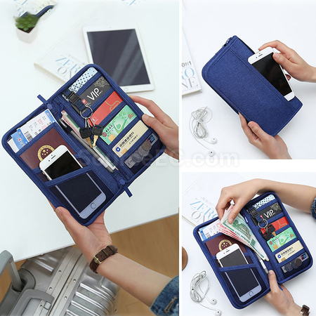 Customization Travel Wallet Passport Holder Promotional Products