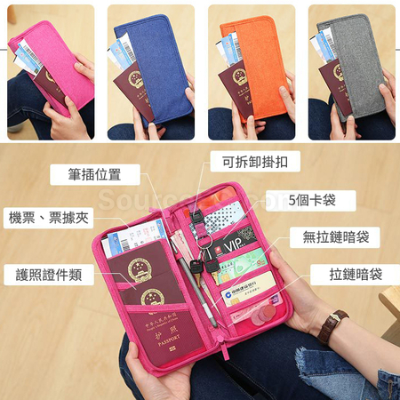 Customization Travel Wallet Passport Holder Promotional Products