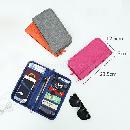 Customization Travel Wallet Passport Holder Promotional Products