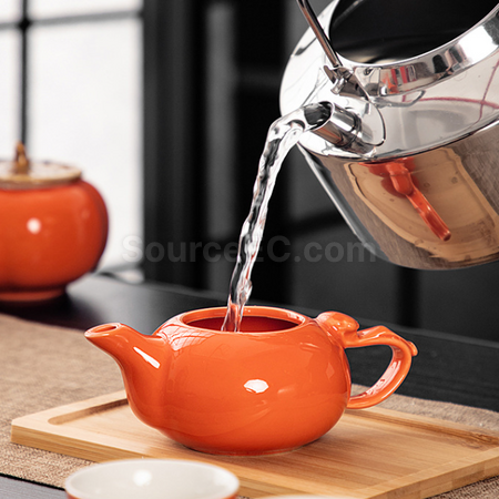 Customization Persimmon Tea Cup Set Promotional Products