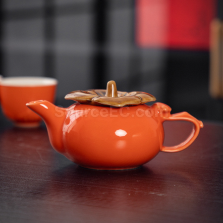 Customization Persimmon Tea Cup Set Promotional Products