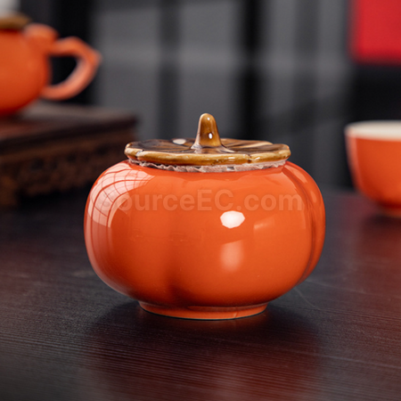 Customization Persimmon Tea Cup Set Promotional Products