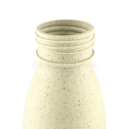 Customization 22OZ Stainless steel Bottle Cap and Bottom Bamboo Fiber PP Water Bottle Promotional Products