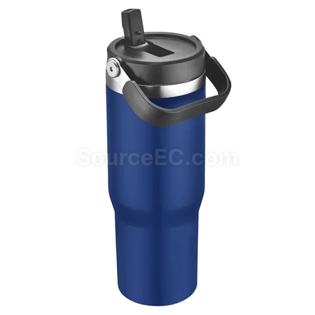 Customization 30OZ Double-layer Vacuum Stainless Steel PP Coffee Cup with Lid Promotional Products