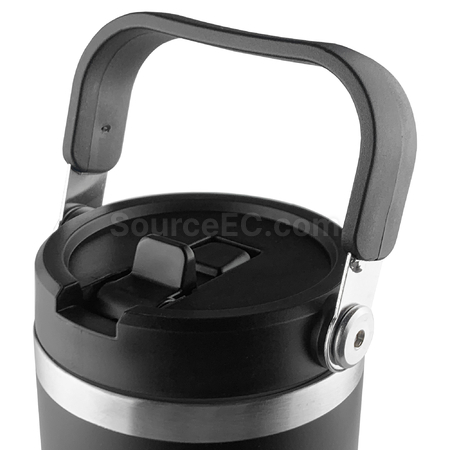 Customization 30OZ Double-layer Vacuum Stainless Steel PP Coffee Cup with Lid Promotional Products