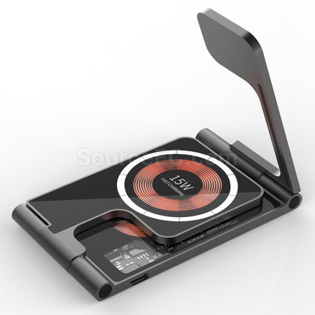 Customization 3-In-1 Wireless Charging Stand Promotional Products