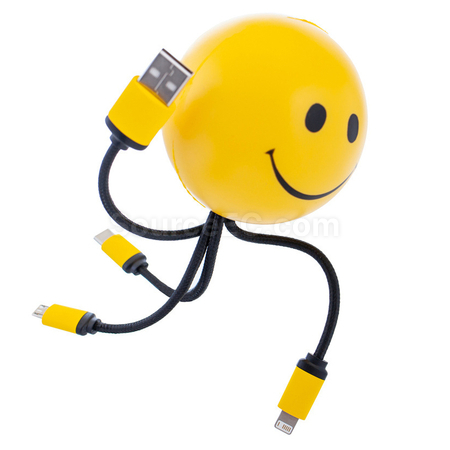 Customization Stress Ball Charging Cable Set Promotional Products