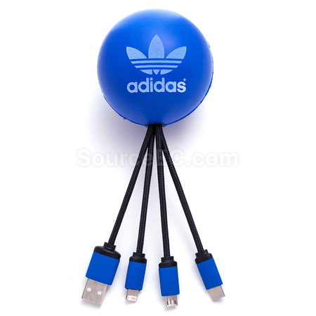 Customization Stress Ball Charging Cable Set Promotional Products