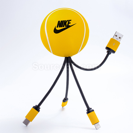 Customization Stress Ball Charging Cable Set Promotional Products