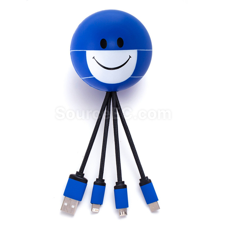 Customization Stress Ball Charging Cable Set Promotional Products