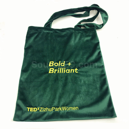 Customization Velvet Tote Bag Promotional Products