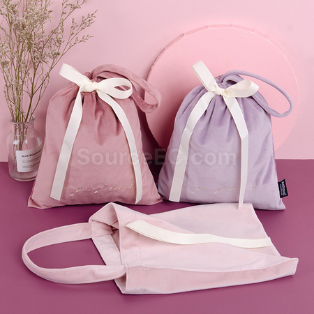 Customization Velvet Hand Bag Promotional Products