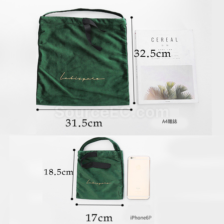 Customization Velvet Hand Bag Promotional Products