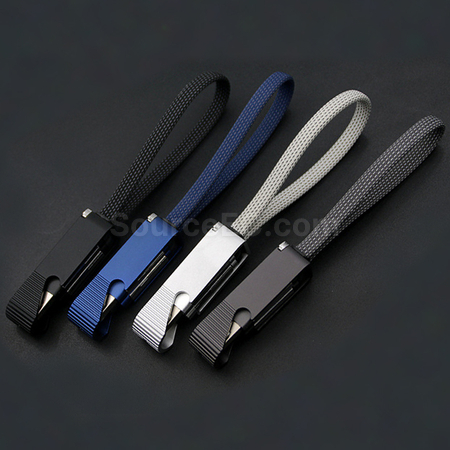 Customization USB Charging Data Cable with Metal Bottle Opener Keychain Promotional Products
