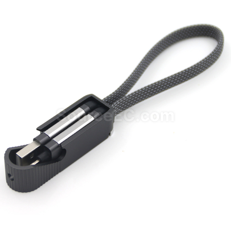 Customization USB Charging Data Cable with Metal Bottle Opener Keychain Promotional Products