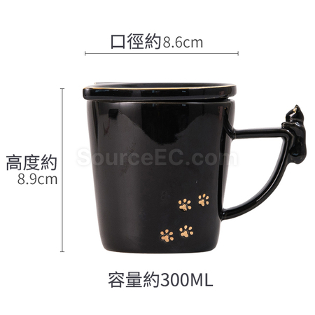 Customization Kitty Mug with Lid Promotional Products