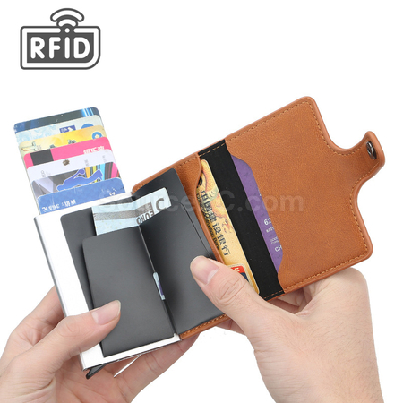 Customization PU RFID Card Holder Wallet Promotional Products