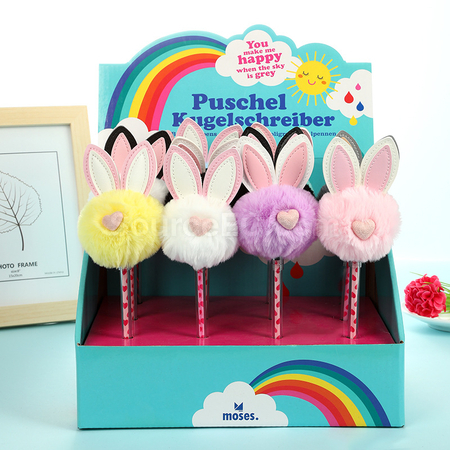 Customization Cute Bunny Plush gel Pen Promotional Products