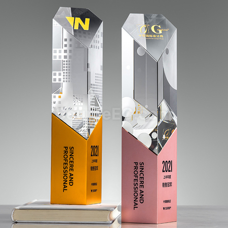 Customization Metal Crystal Trophy Promotional Products
