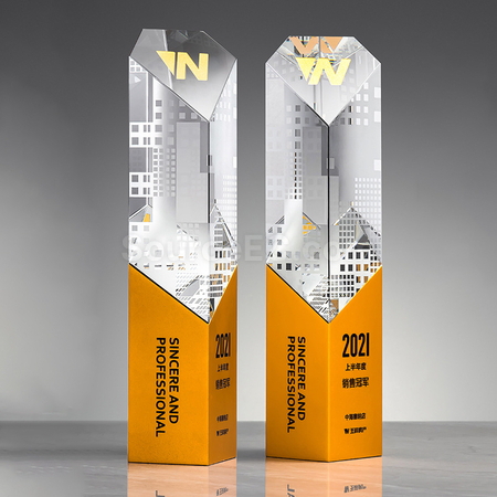 Customization Metal Crystal Trophy Promotional Products