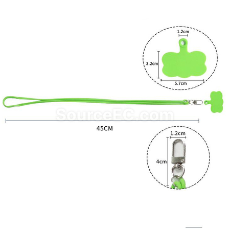 Customization Silicone Card Phone Lanyard Promotional Products