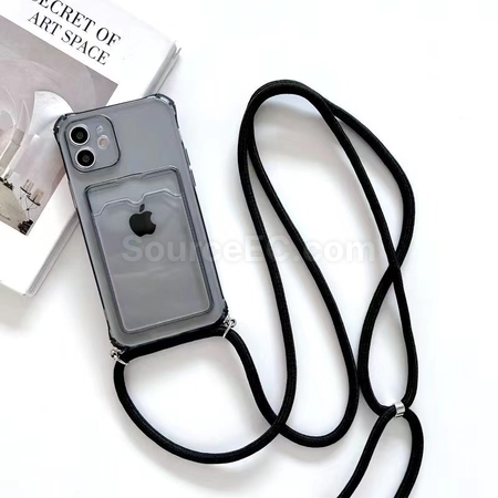 Customization Lanyard TPU Phone Case with Card Holder Promotional Products