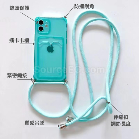 Customization Lanyard TPU Phone Case with Card Holder Promotional Products