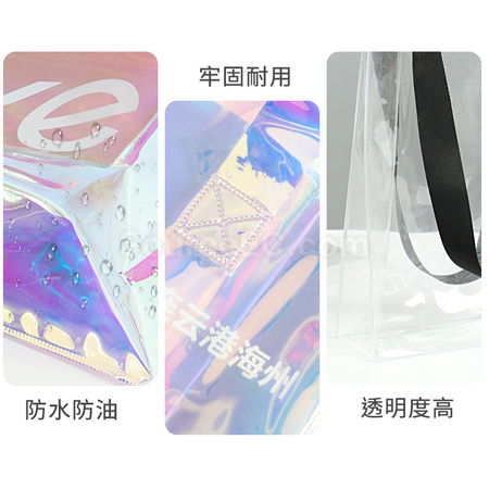 Customization Colorful Laser Tote Bag Promotional Products