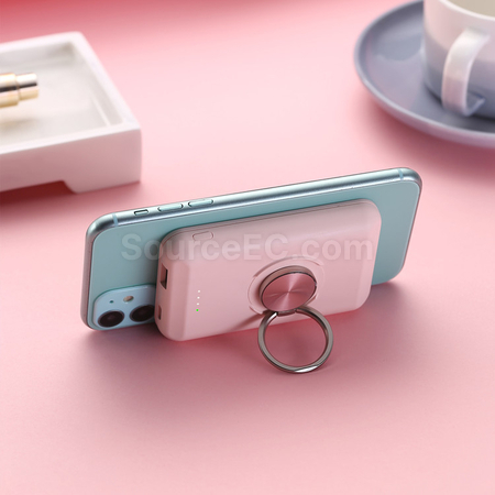 Customization Ring magnetic wireless power bank Promotional Products