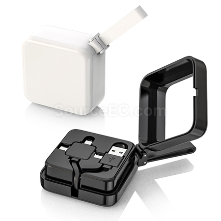 Customization Multi 3-in-1 Charging Cable with Mirror Promotional Products