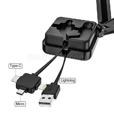 Customization Multi 3-in-1 Charging Cable with Mirror Promotional Products