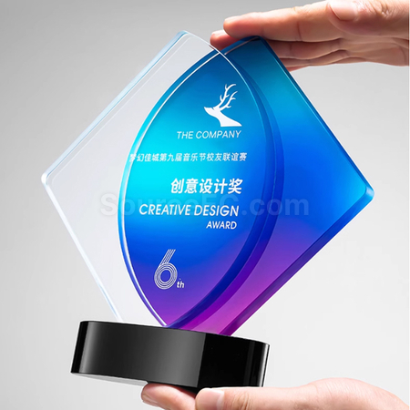 Customization Crystal Trophy Promotional Products