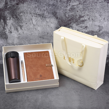 Customization Coffee Cup+Notebook+Pen Set Promotional Products