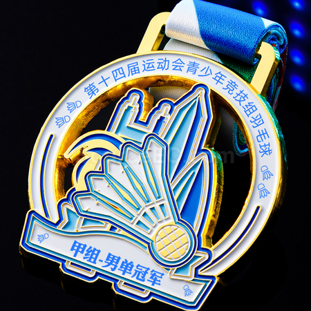 Customization Badminton Metal Medal Promotional Products