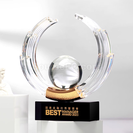 Customization Acrylic Crystal Trophy Promotional Products