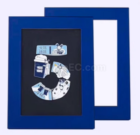 Customization Anniversary special-shaped digital puzzle badge Promotional Products