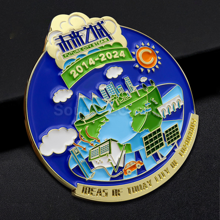 Customization Anniversary special-shaped combination badge Promotional Products