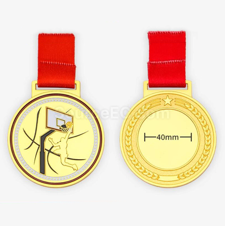 Customization Basketball Metal Medal Promotional Products
