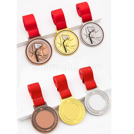 Customization Basketball Metal Medal Promotional Products