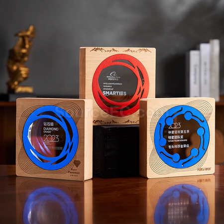 Customization Solid Wood Trophy Promotional Products