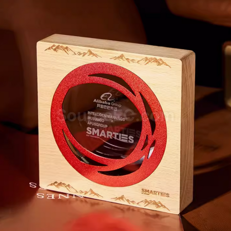 Customization Solid Wood Trophy Promotional Products