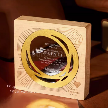 Customization Solid Wood Trophy Promotional Products