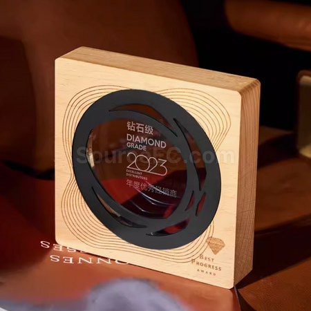 Customization Solid Wood Trophy Promotional Products