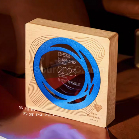 Customization Solid Wood Trophy Promotional Products