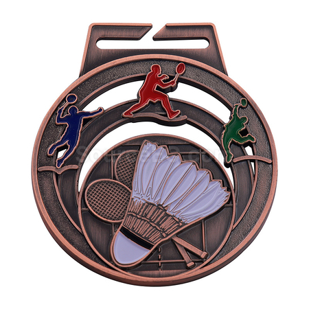 Customization Badminton Metal Medal Promotional Products
